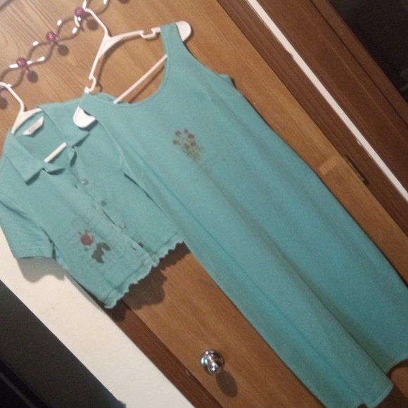 Piccalino Petite S Dress Tank W/Short Sleeve Set - Picture 1 of 14